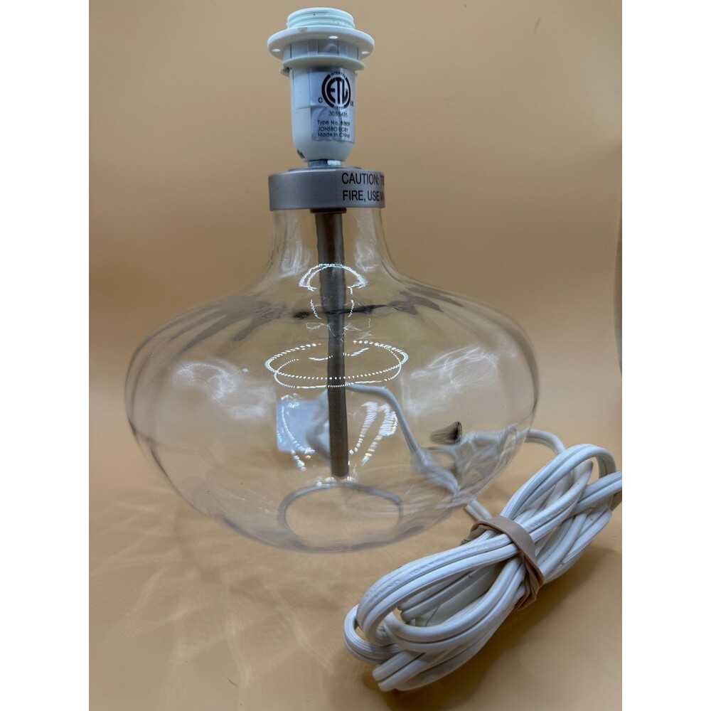 IKEA Glass Table Lamp Base